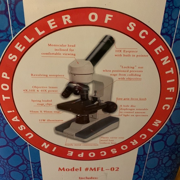 My First Lab Microscope Model MFL-02 Plus slides and bulb - Picture 13 of 13